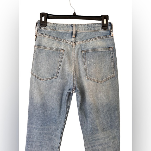 Simon Miller High Waist Straight Leg Distressed Jeans Size 26 - Picture 7 of 8